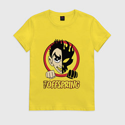 Футболка хлопковая женская The Offspring Boy, цвет: желтый
