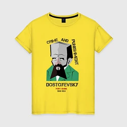 Женская футболка Dostoevsky Crime