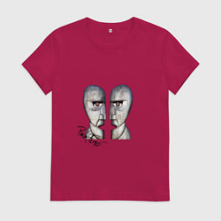 Футболка хлопковая женская Pink Floyd, цвет: маджента