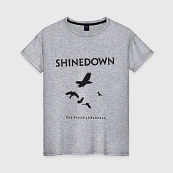 Футболка хлопковая женская Shinedown: Sound of Madness, цвет: меланж