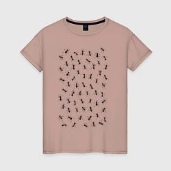 Женская футболка Армия мурашей