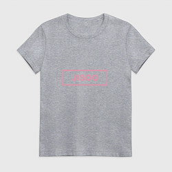 Футболка хлопковая женская Jisoo, цвет: меланж