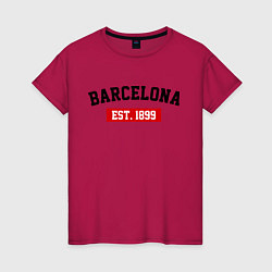 Женская футболка FC Barcelona Est. 1899