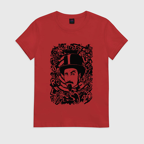 Женская футболка System of a Down / Красный – фото 1