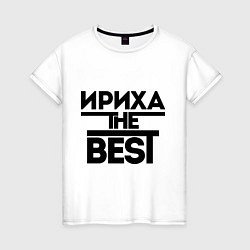 Футболка хлопковая женская Ириха the best, цвет: белый