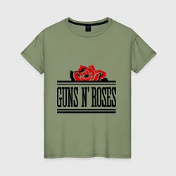 Женская футболка Guns n Roses: rose