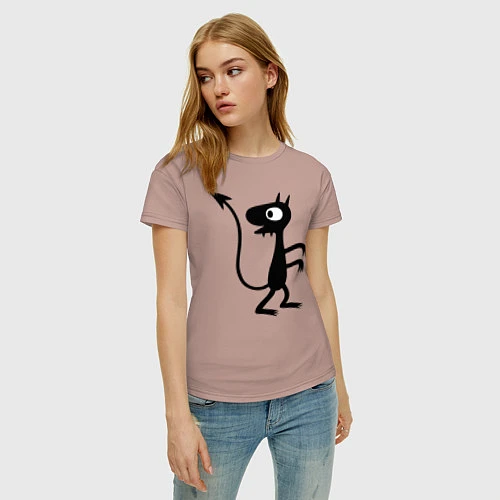 Женская футболка Luci / Пыльно-розовый – фото 3