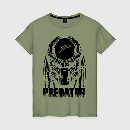 Женская футболка Predator Mask / Авокадо – фото 1