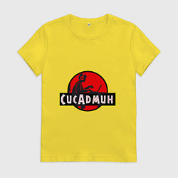 Женская футболка Парк Сисадмина