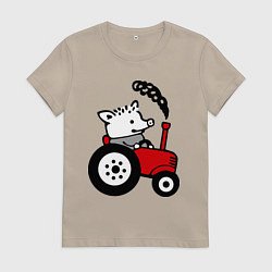 Женская футболка Поросенок Петр