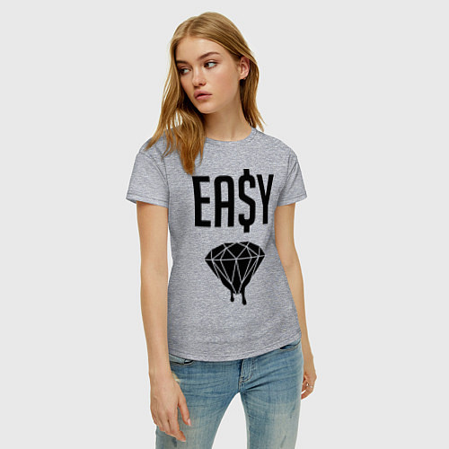 Женская футболка Easy Diamond / Меланж – фото 3