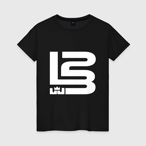Женская футболка Lebron James / Черный – фото 1