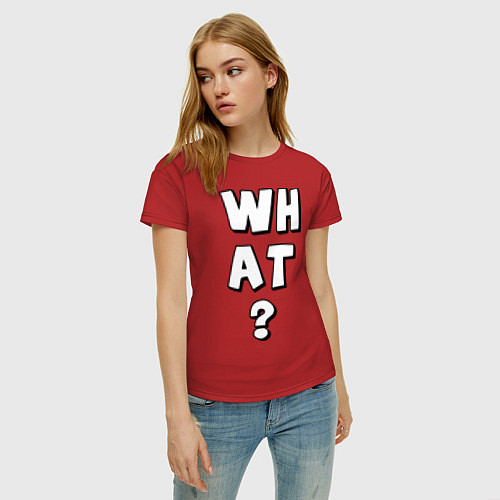 Женская футболка WH-AT / Красный – фото 3