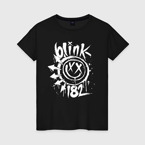 Женская футболка Blink-182: Smile / Черный – фото 1