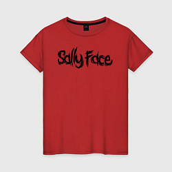Футболка хлопковая женская SALLY FACE, цвет: красный