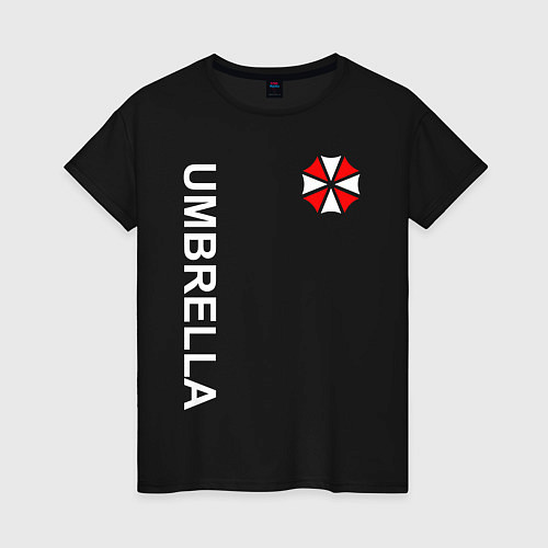 Женская футболка UMBRELLA CORP / Черный – фото 1