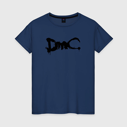 Женская футболка DMC / Тёмно-синий – фото 1