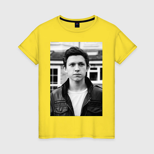 Женская футболка Tom Holland / Желтый – фото 1