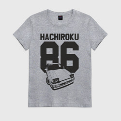 Женская футболка Toyota AE86 Hachiroku