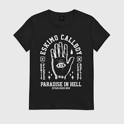 Футболка хлопковая женская Eskimo Callboy: Paradise in Hell, цвет: черный