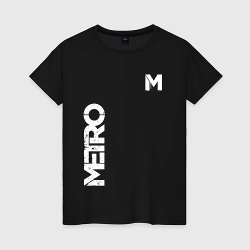 Женская футболка METRO M / Черный – фото 1