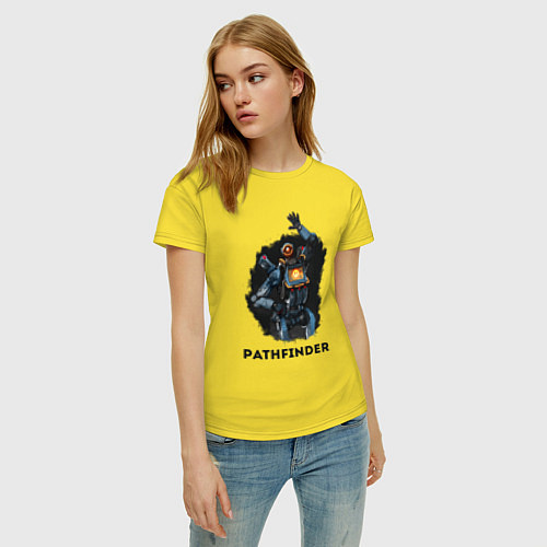 Женская футболка Apex Legends: Pathfinder / Желтый – фото 3