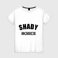 Футболка хлопковая женская Shady MCMXCIX, цвет: белый