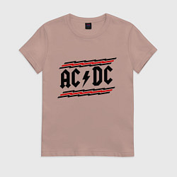 Женская футболка AC/DC Voltage