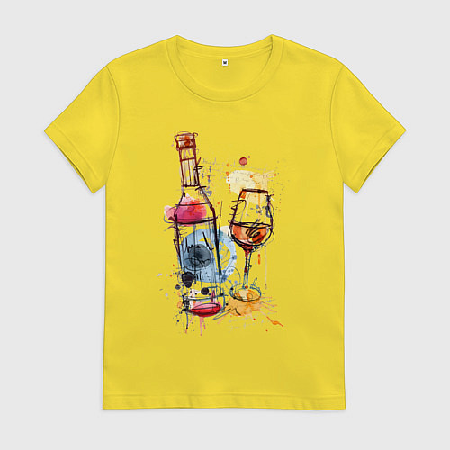 Женская футболка Винишко / Желтый – фото 1