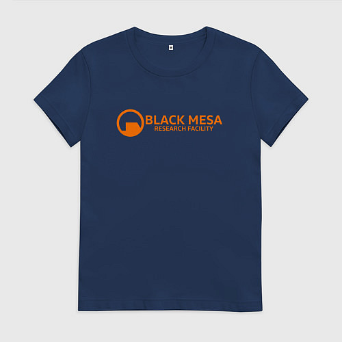 Женская футболка Black Mesa: Research Facility / Тёмно-синий – фото 1