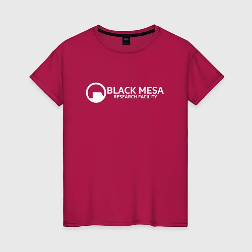 Женская футболка Black Mesa: Research Facility / Маджента – фото 1