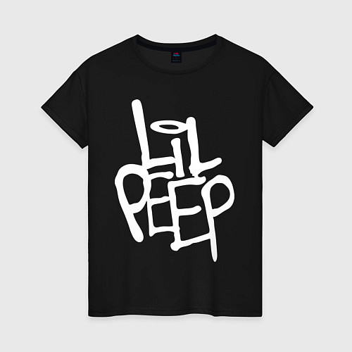 Женская футболка Lil Peep / Черный – фото 1