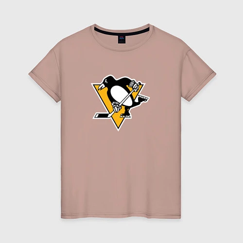 Женская футболка Pittsburgh Penguins: Evgeni Malkin / Пыльно-розовый – фото 1