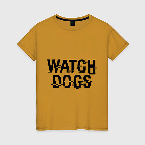 Женская футболка Watch Dogs / Горчичный – фото 1