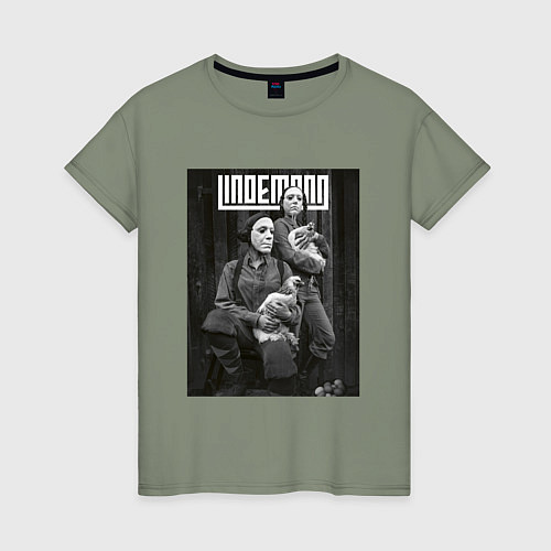 Женская футболка Lindemann / Авокадо – фото 1