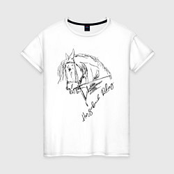 Женская футболка Horse