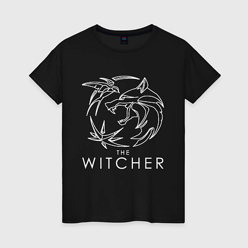 Женская футболка The Witcher / Черный – фото 1