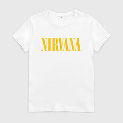 Футболка хлопковая женская NIRVANA, цвет: белый
