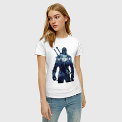 Футболка хлопковая женская THE WITCHER, цвет: белый — фото 2