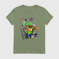Женская футболка Minecraft