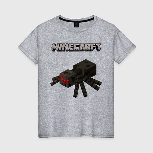 Женская футболка Minecraft / Меланж – фото 1