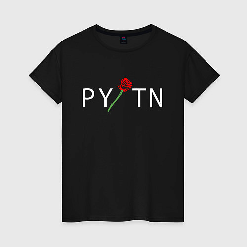 Женская футболка ТИКТОКЕР - PAYTON MOORMEIE / Черный – фото 1