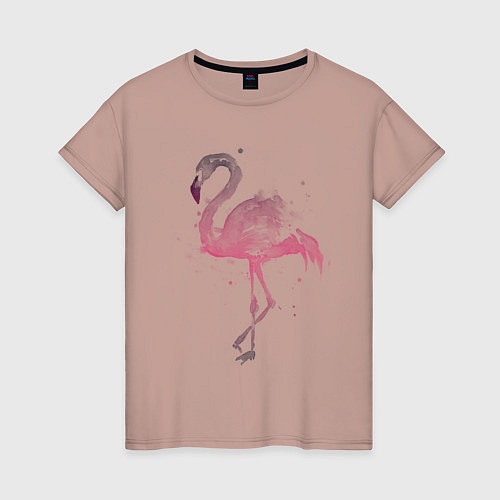 Женская футболка Flamingo / Пыльно-розовый – фото 1