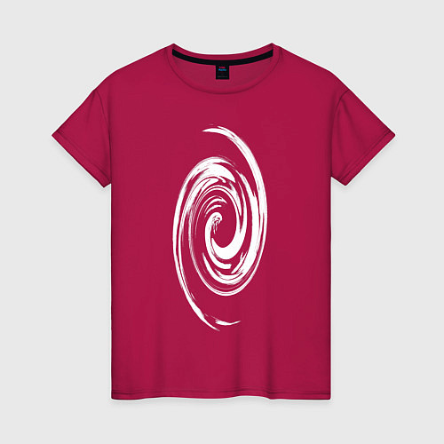 Женская футболка Спираль / Маджента – фото 1