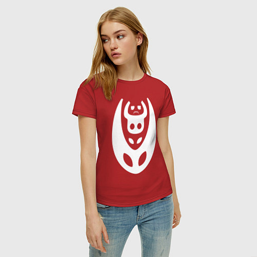 Женская футболка Hollow Knight / Красный – фото 3