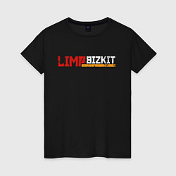 Футболка хлопковая женская LIMP BIZKIT, цвет: черный