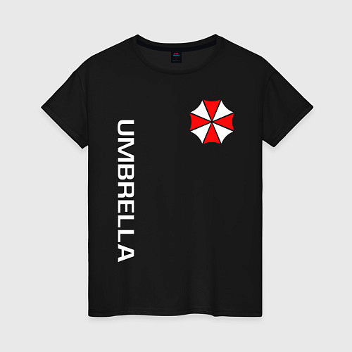 Женская футболка UMBRELLA CORP / Черный – фото 1