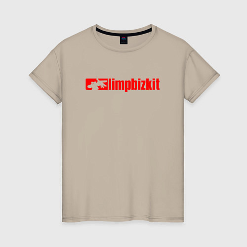 Женская футболка LIMP BIZKIT / Миндальный – фото 1
