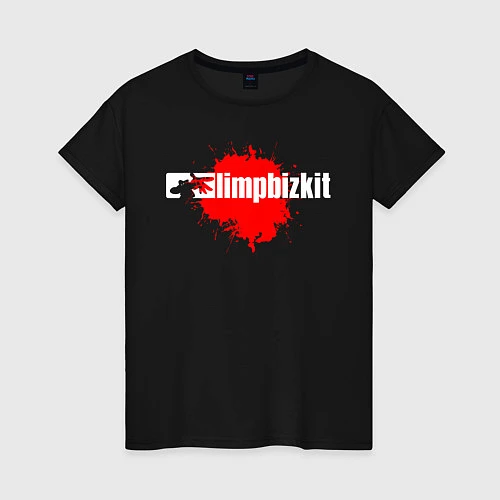 Женская футболка LIMP BIZKIT / Черный – фото 1