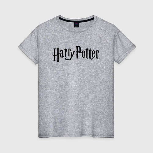 Женская футболка Harry Potter / Меланж – фото 1